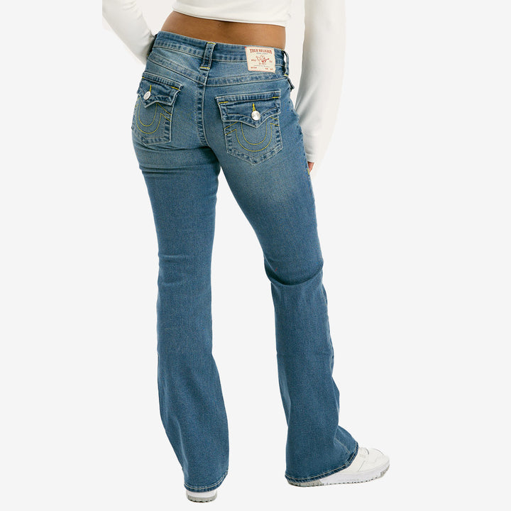 BECCA MID RISE BOOT CUT FLAP