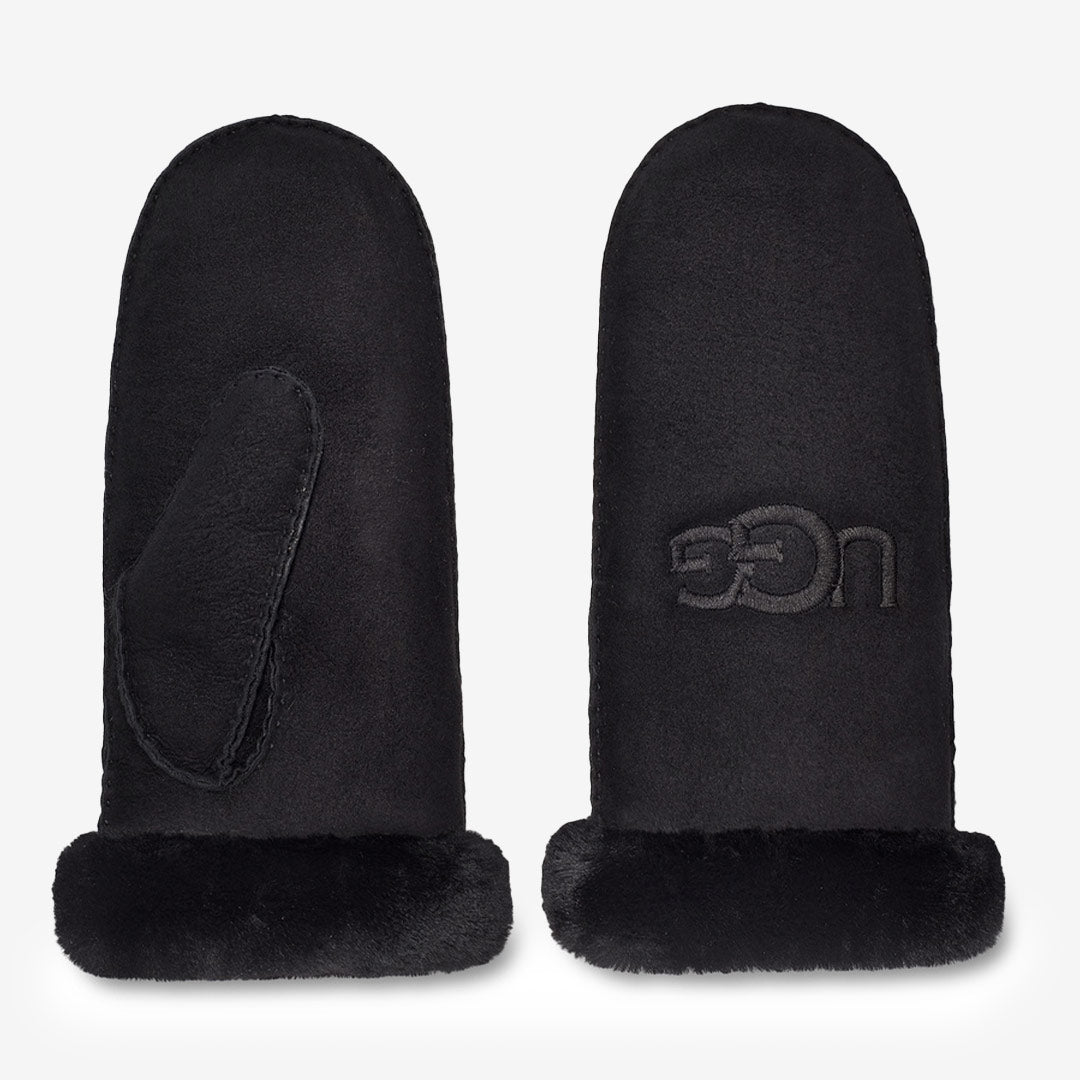 Vattenresistenta UGG-vantar i fårskinn med broderad logga och handsydd finish