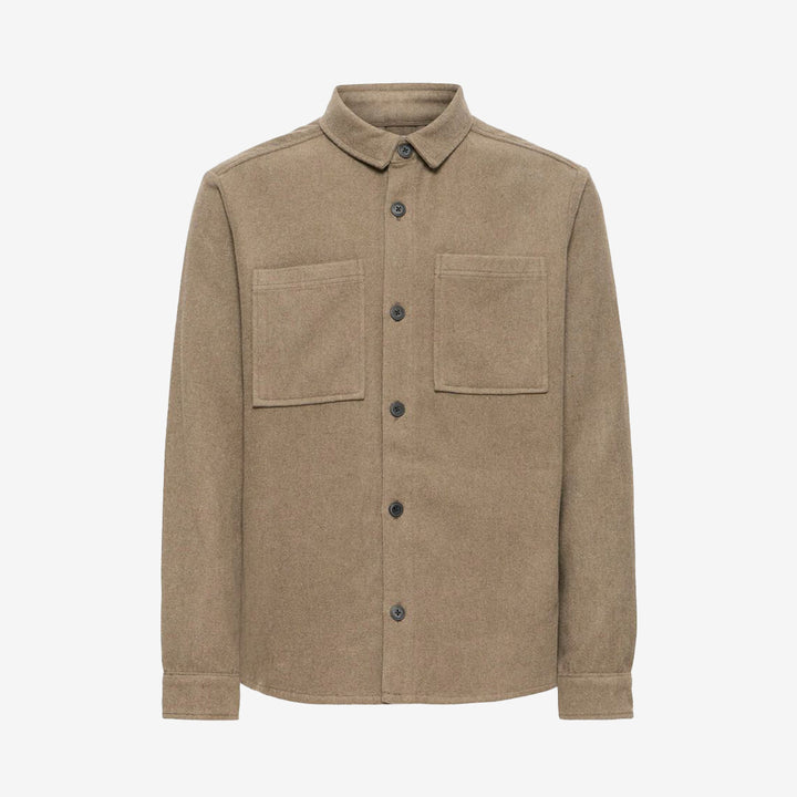 SDTam overshirt herr i färgen Bungee Cord Melange, skjortjacka i polyester