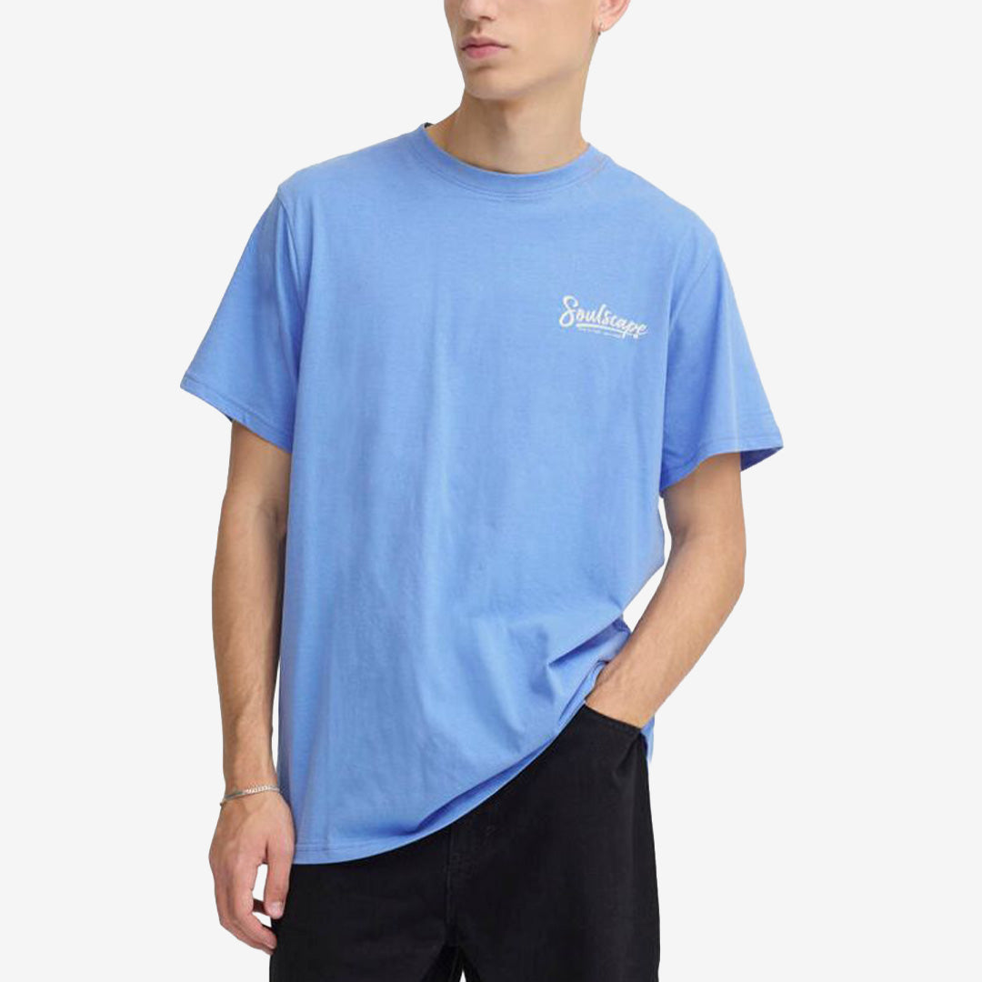 Tyrese T-shirt i färgen Blue Bonnet