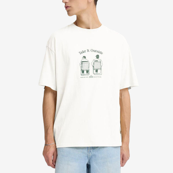 Talon T-shirt i färgen Off White