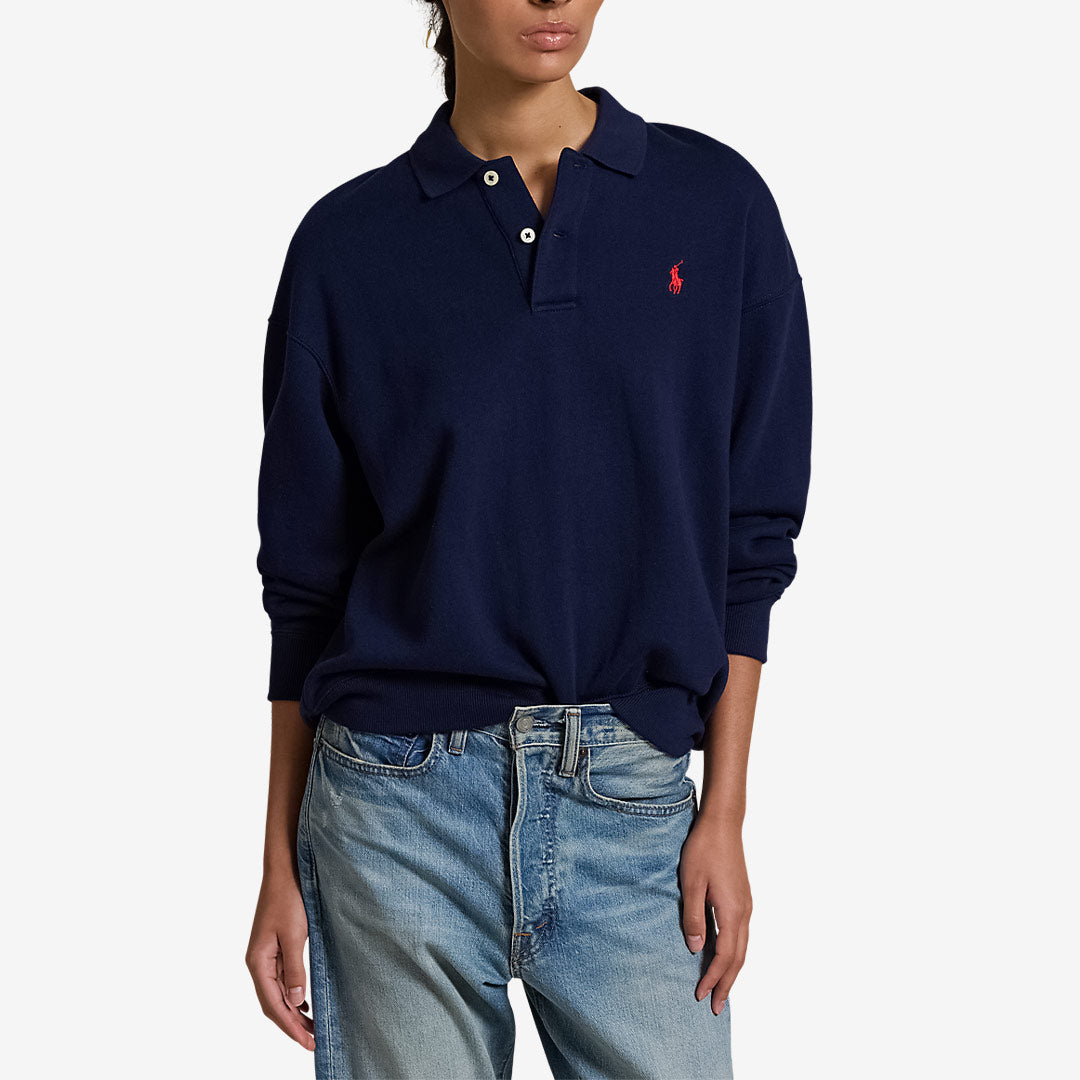 Polo Ralph Lauren Polo Fleece Sweatshirt dam Cruise Navy 211947966007