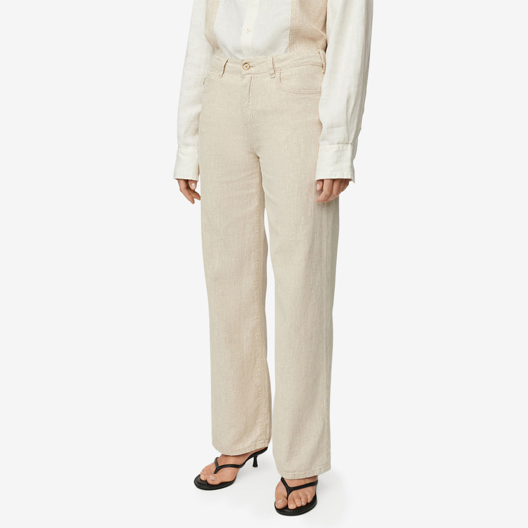 Lois 2172-7584 Culotte Rinse beige med vid croppad passform