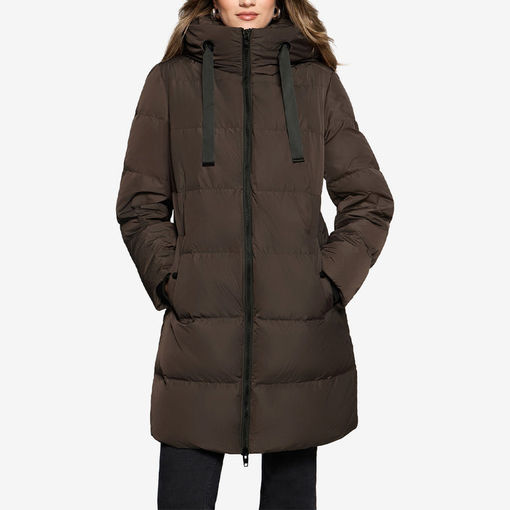 Rock & Blue Samantha Jacket för dam i Coffee Brown med feminin passform och figurnära siluett.