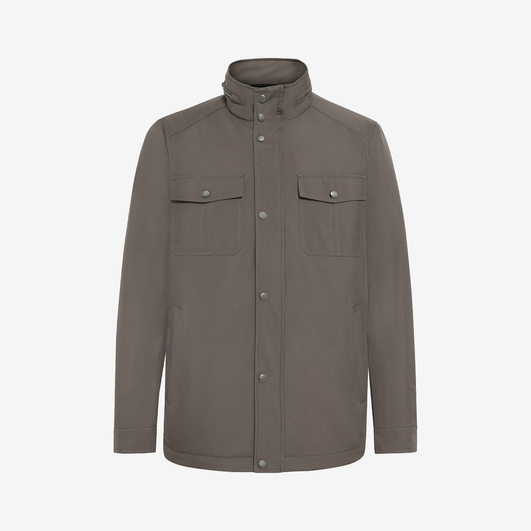 Rock & Blue Leo Tech Jacket för herr i Dusty Olive med modern och sportig design.