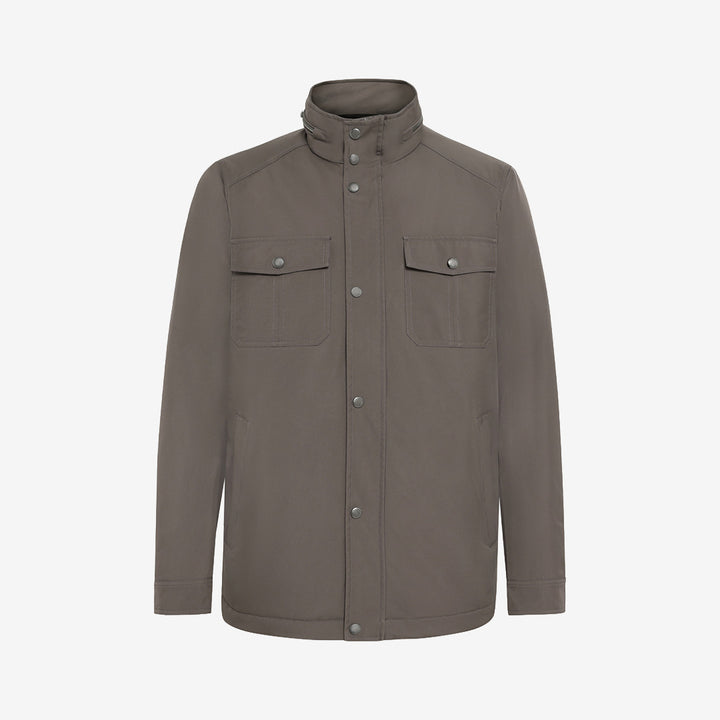 Rock & Blue Leo Tech Jacket för herr i Dusty Olive med modern och sportig design.