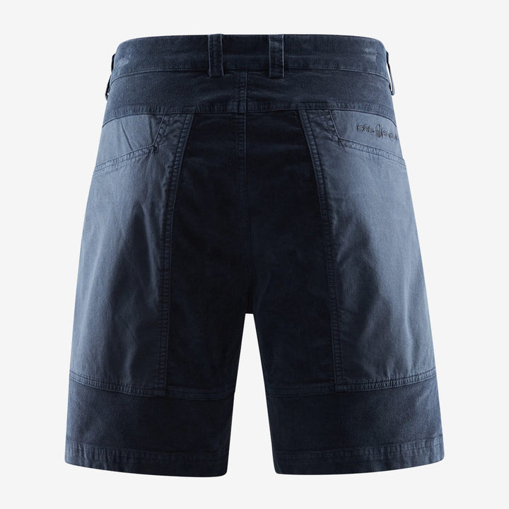 BLOCKED CORDUROY SHORTS