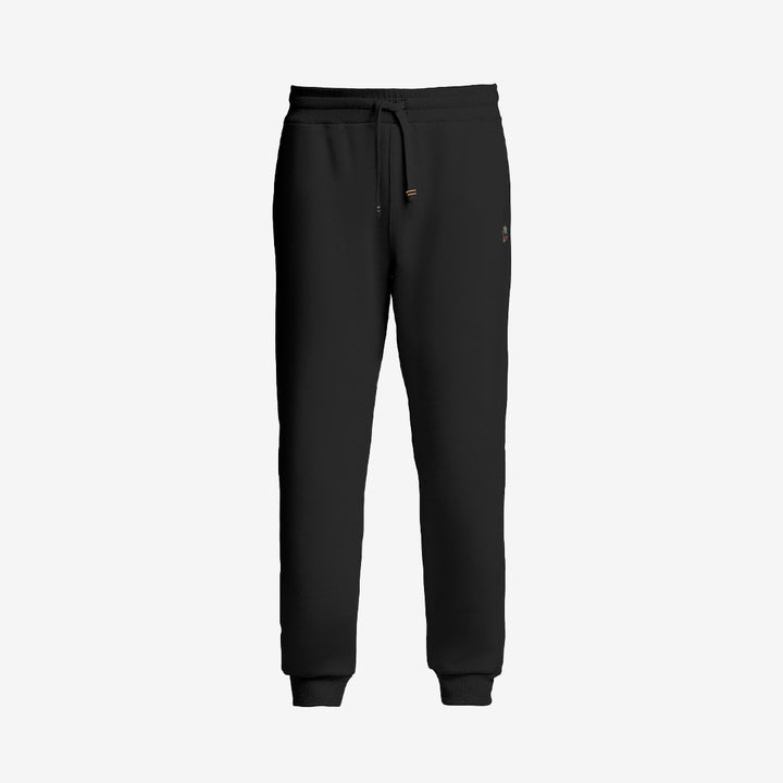 Parajumpers Makalu fleecebyxor i svart, lång modell med bekväm passform i bomull och polyester
