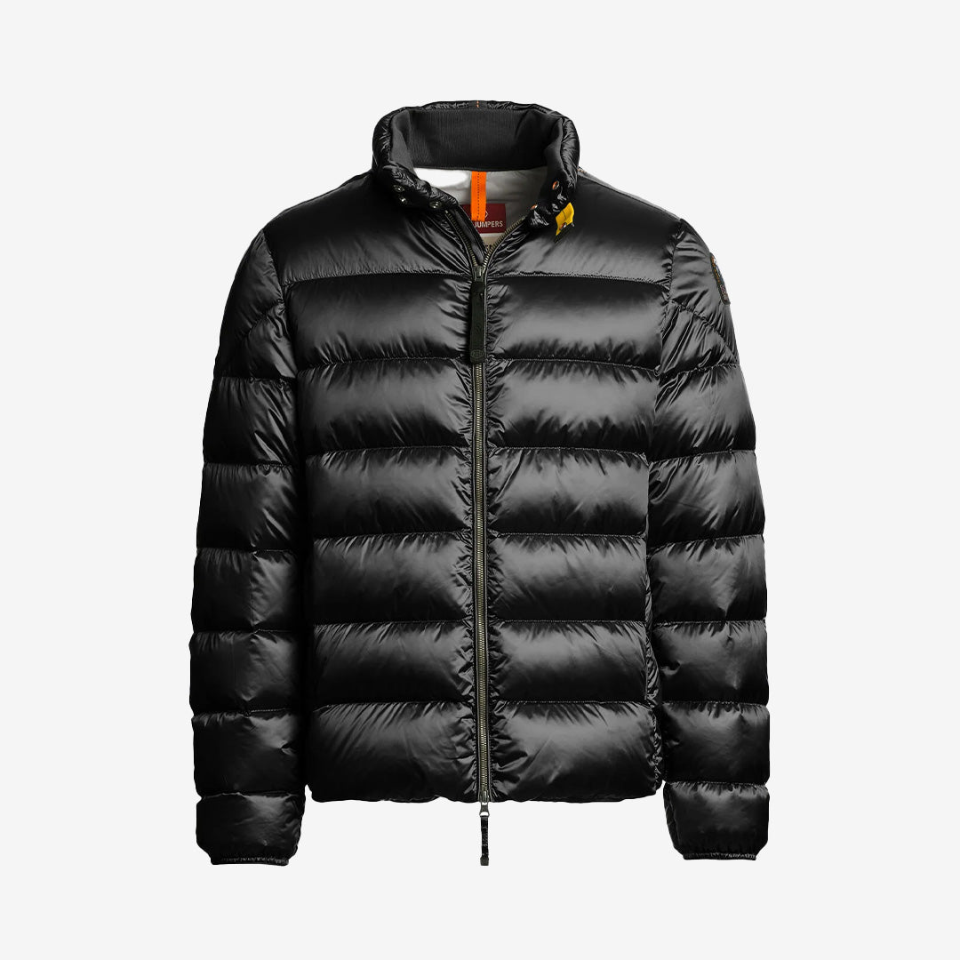 Dillon dunjacka i färgen Black med glansig finish från Sheen-kollektionen