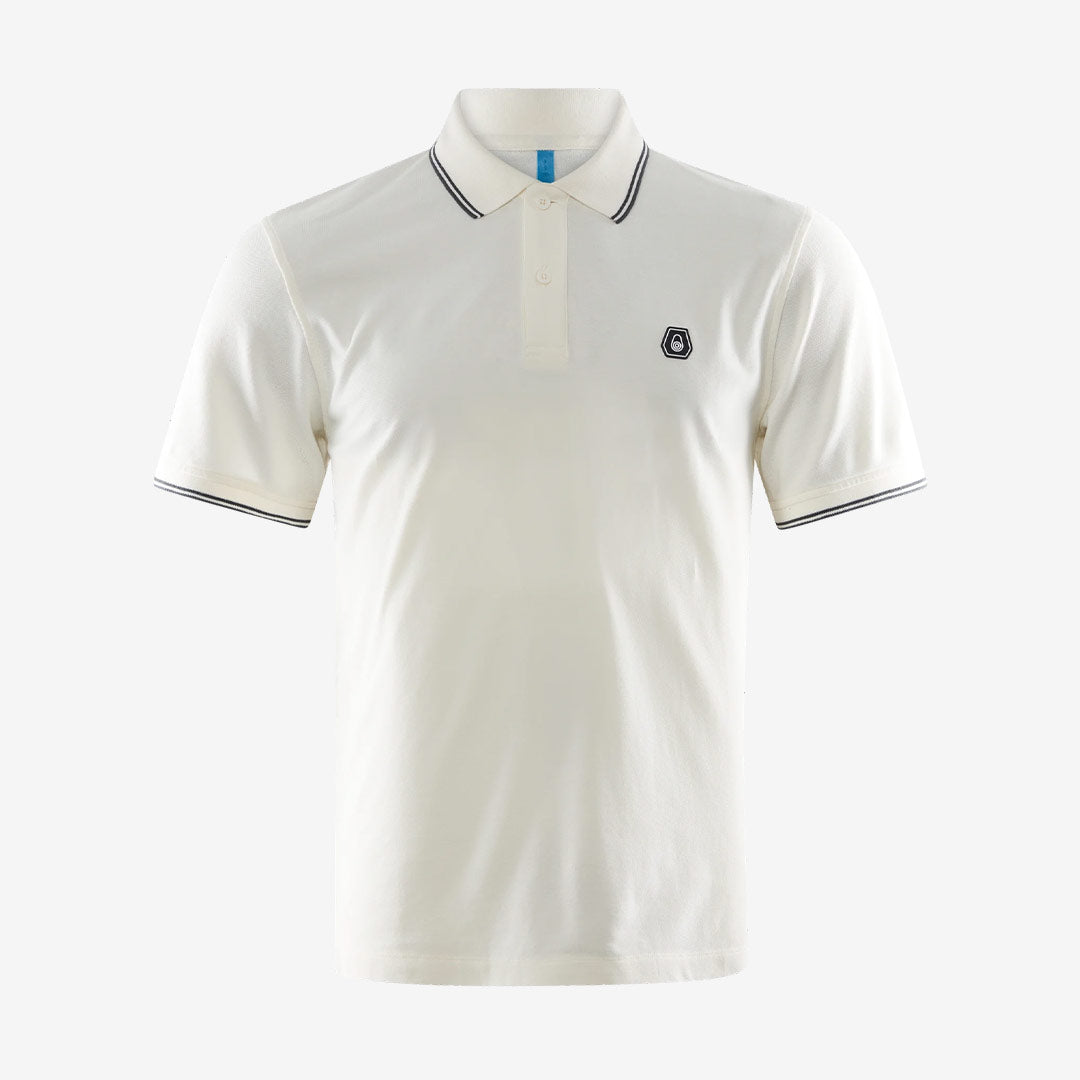 Sail Racing Fleet Polo pikétröja herr i bomull Off white