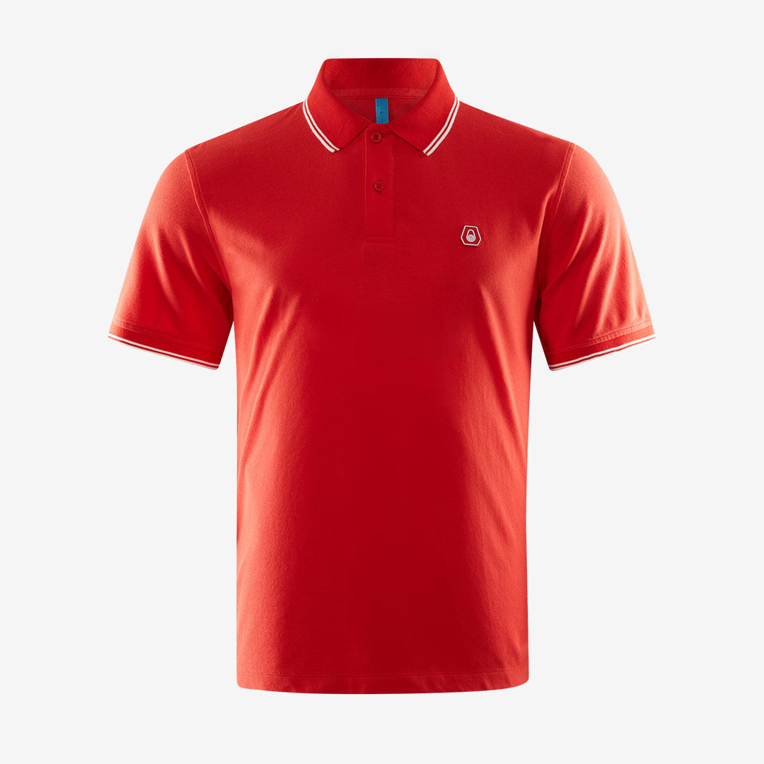 Sail Racing Fleet Polo pikétröja herr i bomull Röd