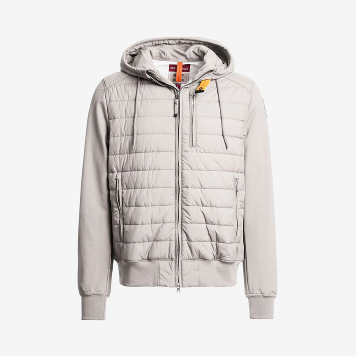 Parajumpers Ivor Fleece & PufferShell-jacka i färgen Pelican