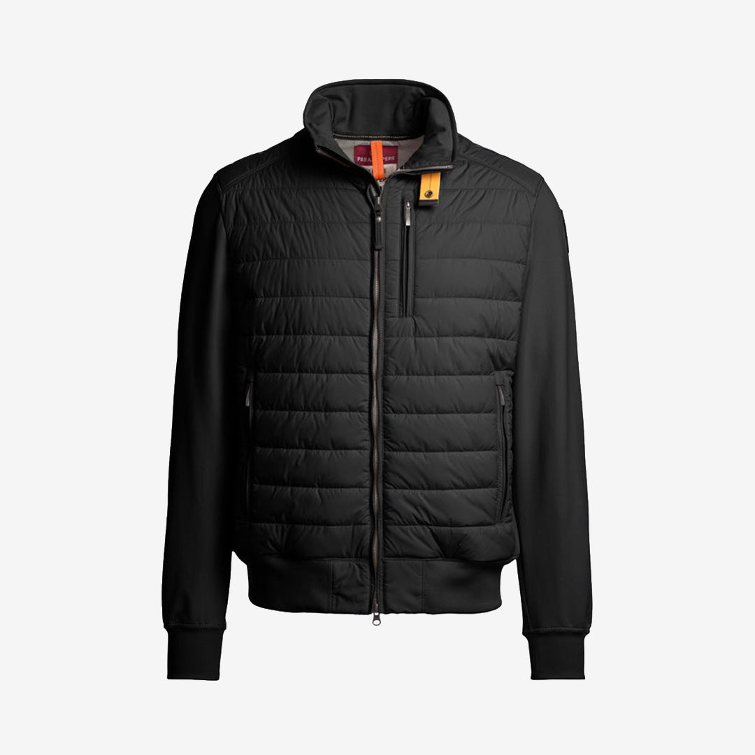 Parajumpers Elliot fleece- och pufferjacka i svart