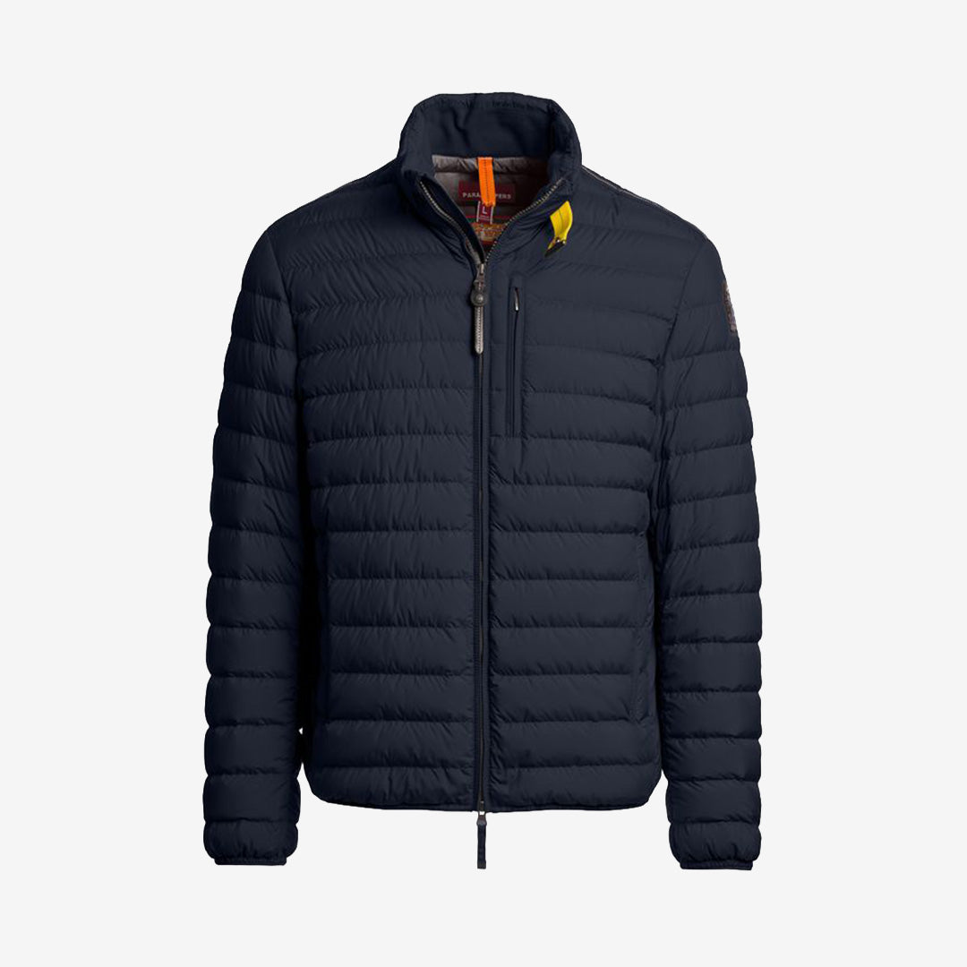 Parajumpers Ugo kort quiltad dunjacka i färgen Blue Navy för herr