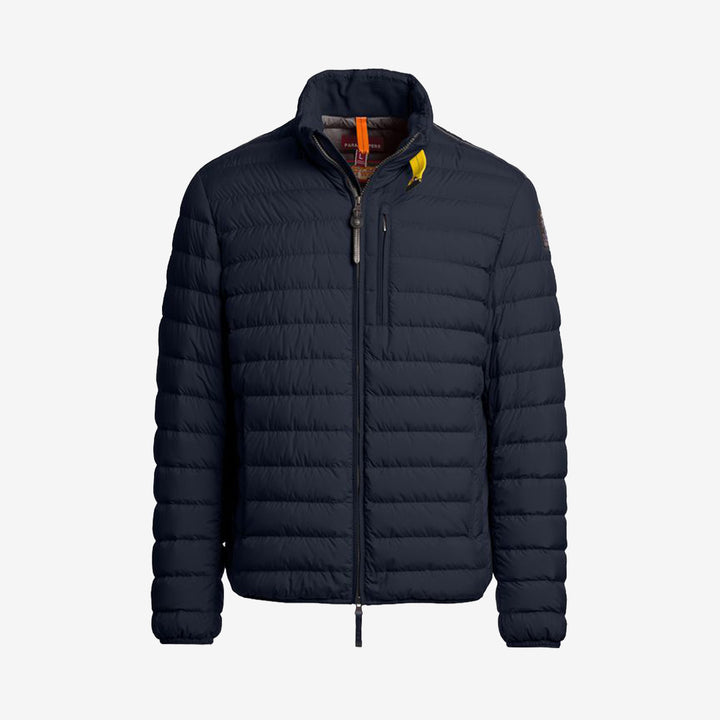 Parajumpers Ugo kort quiltad dunjacka i färgen Blue Navy för herr