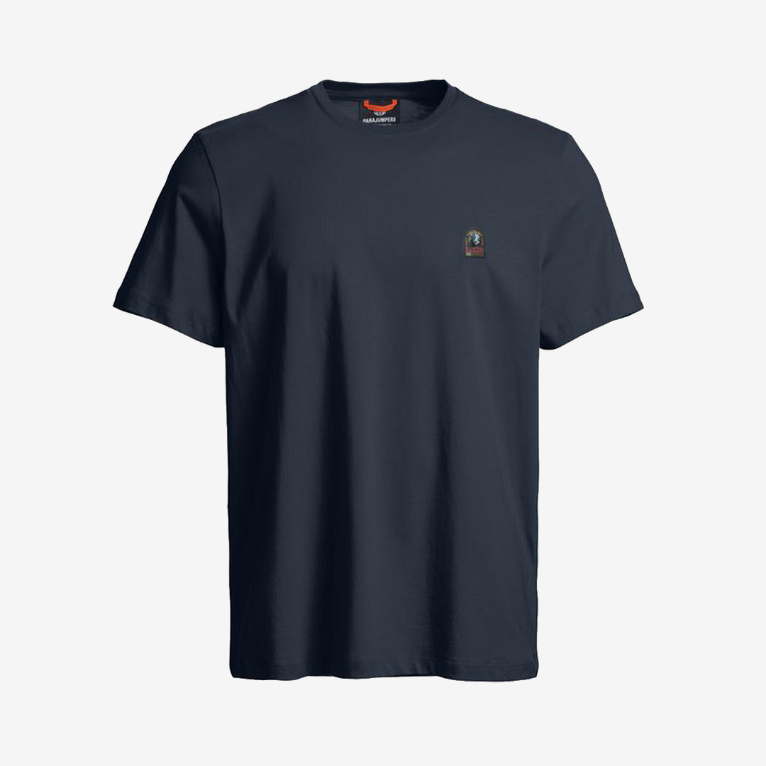 Parajumpers Patch Tee t-shirt i färgen Blue Navy för herr, mjuk och bekväm