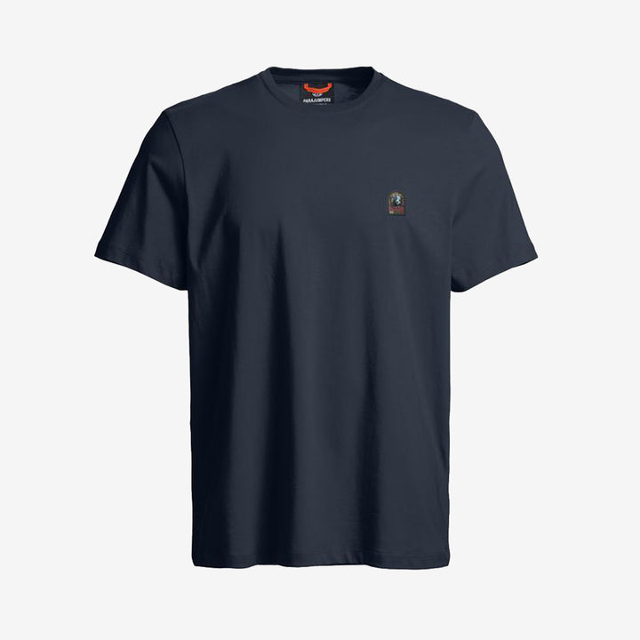 Parajumpers Patch Tee t-shirt i färgen Blue Navy för herr, mjuk och bekväm