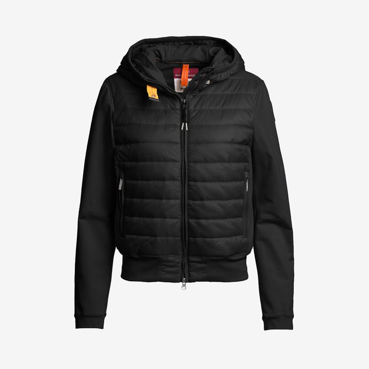 Parajumpers Caelie fleece- och puffjacka i färgen Black för dam