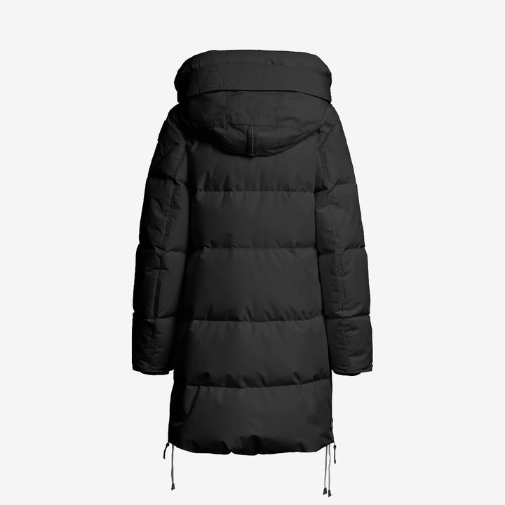 LONG BEAR - WOMAN HOODED DOWN COAT WOVEN