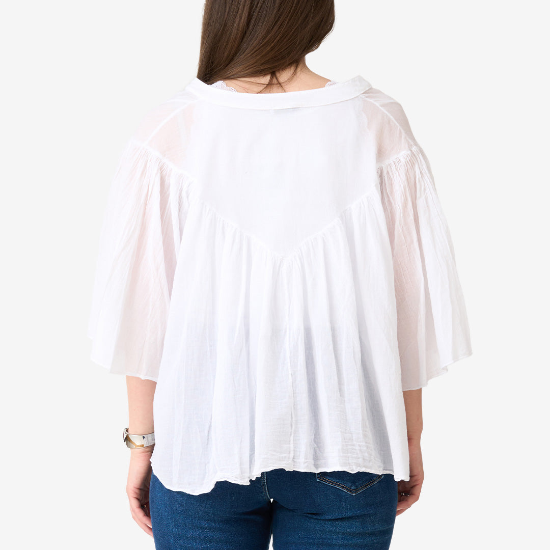 Blus bomull