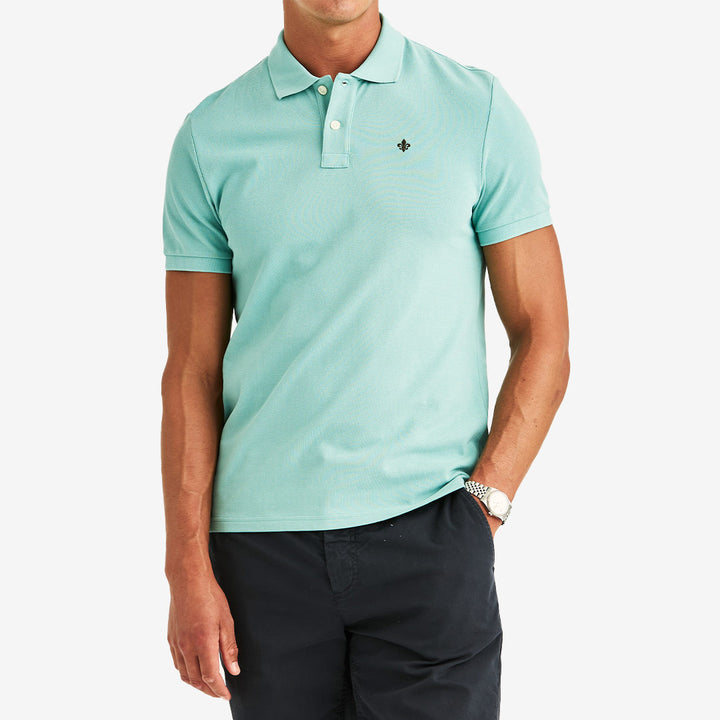 Morris New Piqué pikétröja herr i bomull Grön