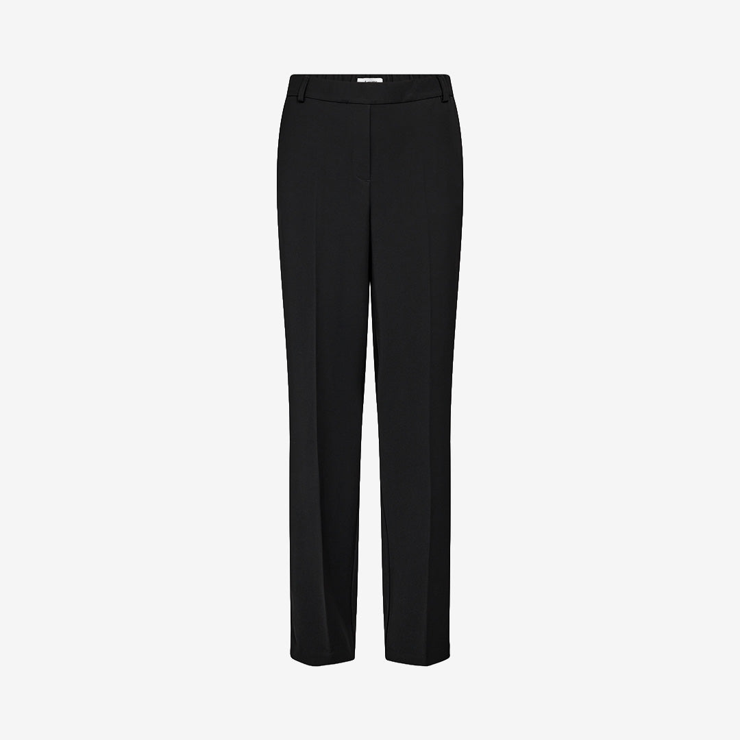 Levete Room LR-Omira 1 byxor för dam i Black i 100% återvunnen polyester med stilren och minimalistisk design.