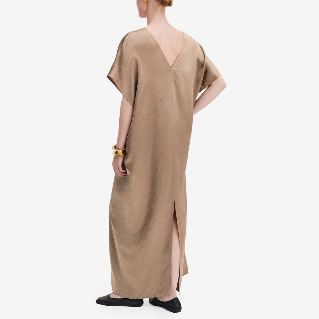 V-Neck Crinkle Kaftan