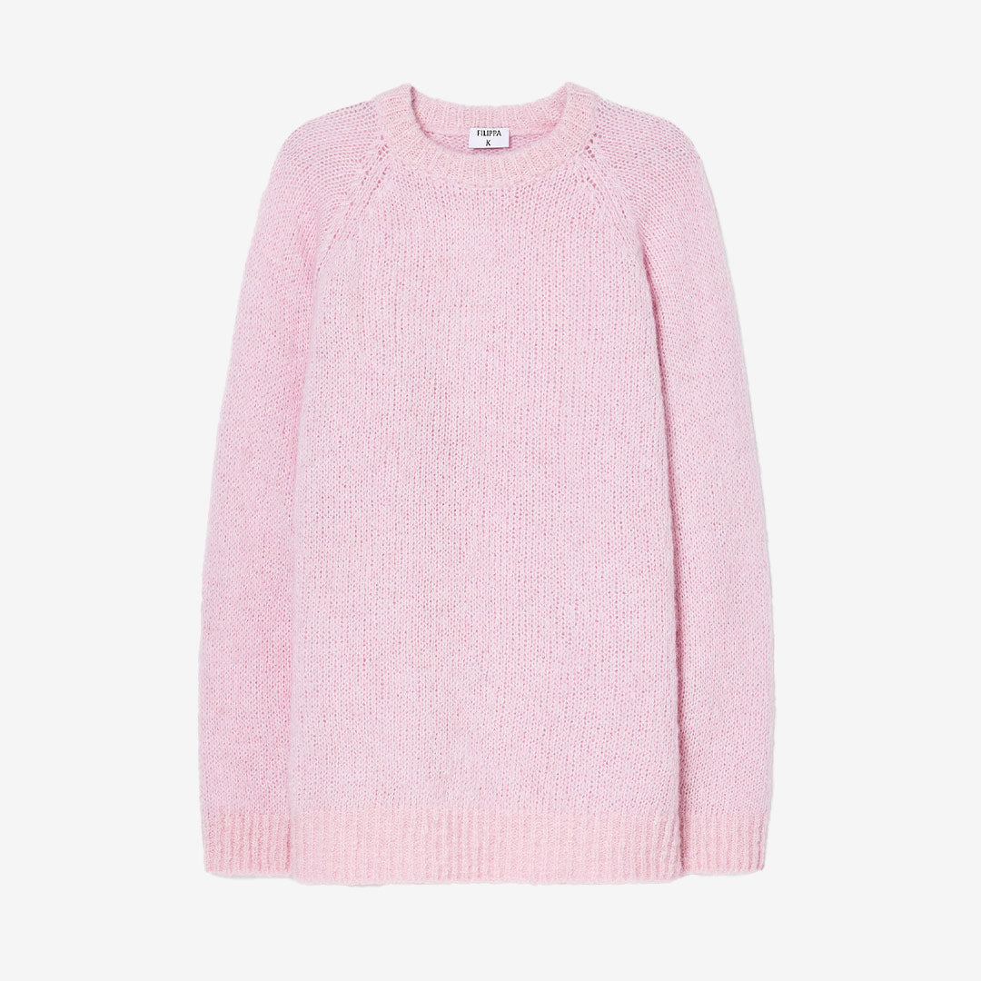 Filippa K Hairy Alpaca Sweater dam – fluffig stickad tröja i alpacablandning