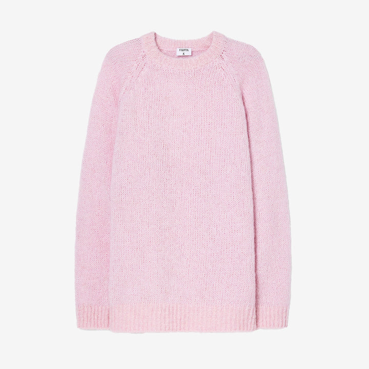 Filippa K Hairy Alpaca Sweater dam – fluffig stickad tröja i alpacablandning