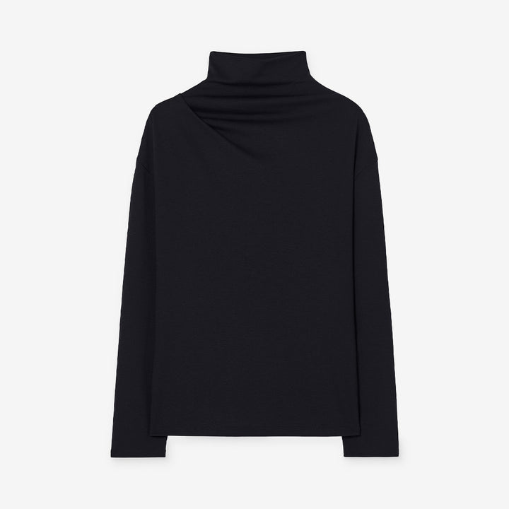 Filippa K Twisted Neck Top dam – draperad topp med asymmetrisk halsringning
