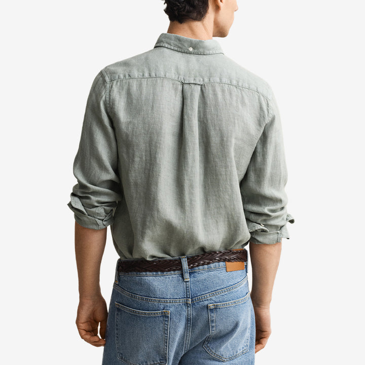 REG GMNT DYED LINEN SHIRT