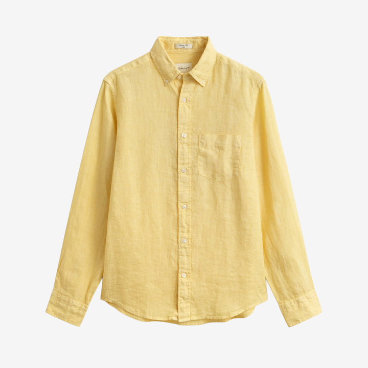 REG GMNT DYED LINEN SHIRT