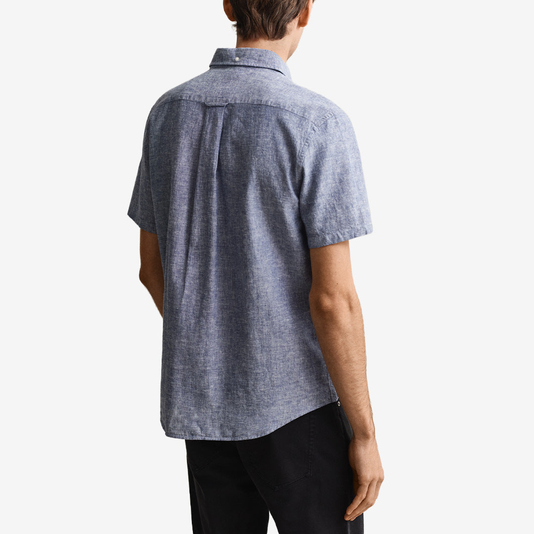REG COTTON LINEN SS SHIRT