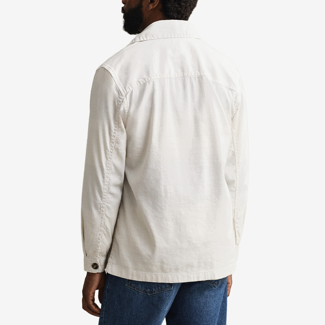 REG COTTON / LINEN OVERSHIRT