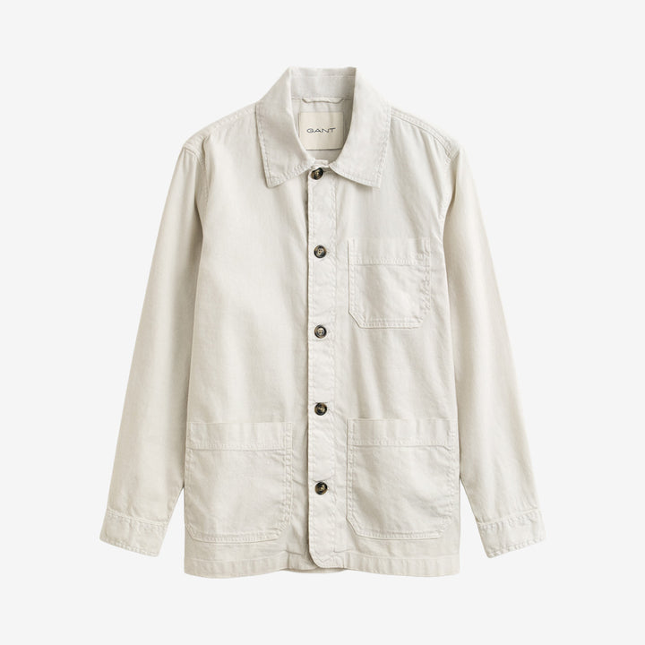 REG COTTON / LINEN OVERSHIRT