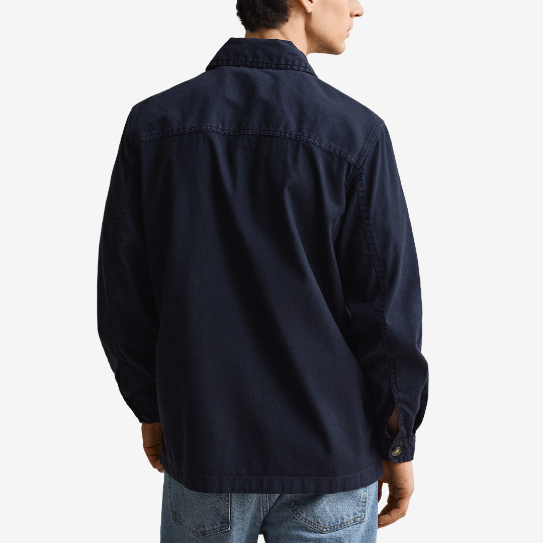 REG COTTON / LINEN OVERSHIRT