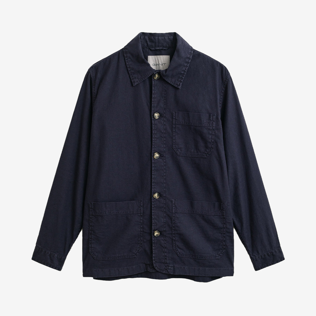 REG COTTON / LINEN OVERSHIRT