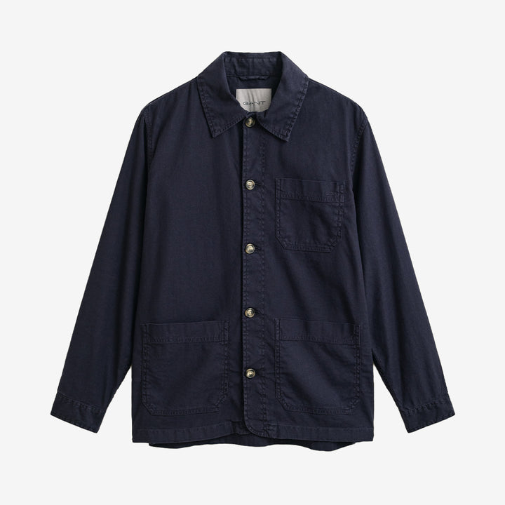 REG COTTON / LINEN OVERSHIRT