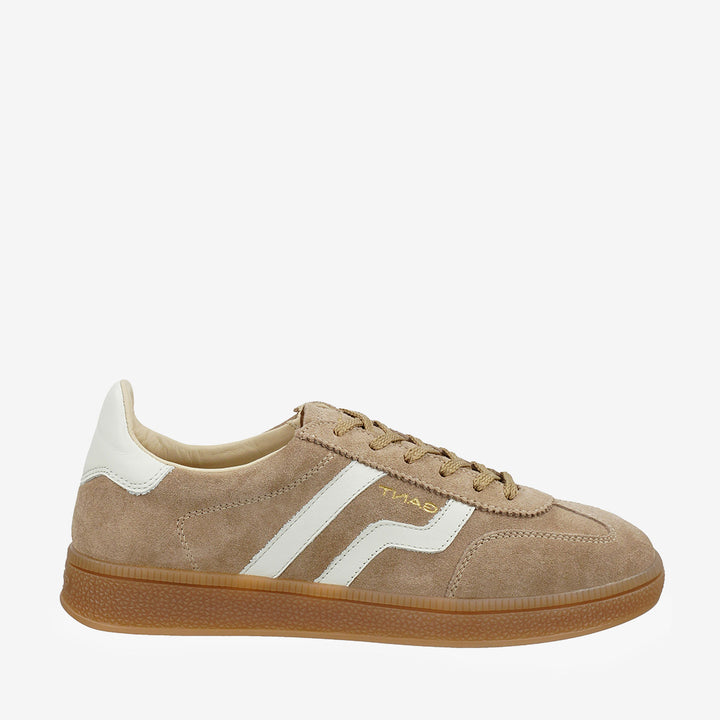 Desert brown och off white damsneaker i läder från Gant, modell Cuzima G931