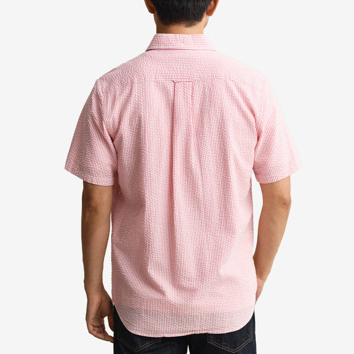 REG SEERSUCKER STRIPE SS SHIRT