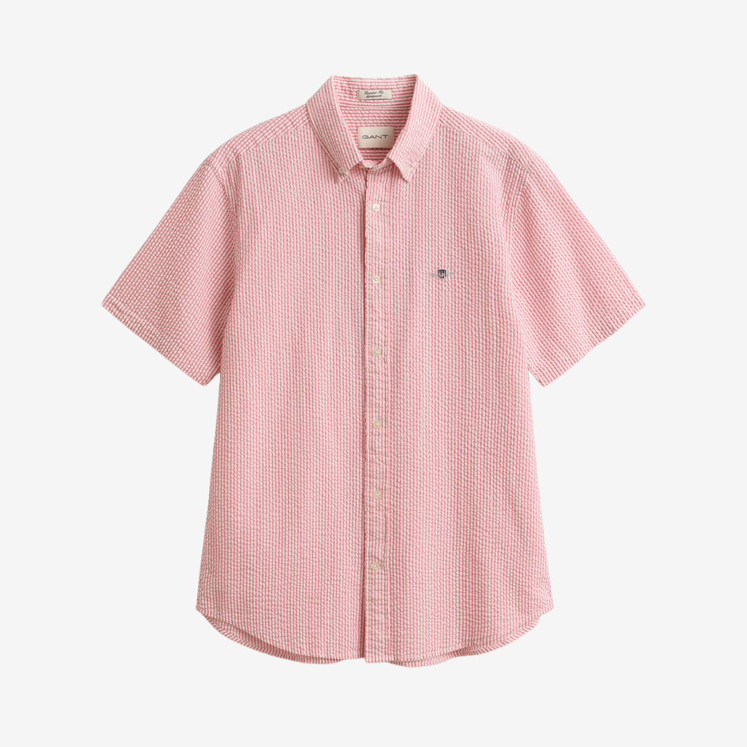 REG SEERSUCKER STRIPE SS SHIRT