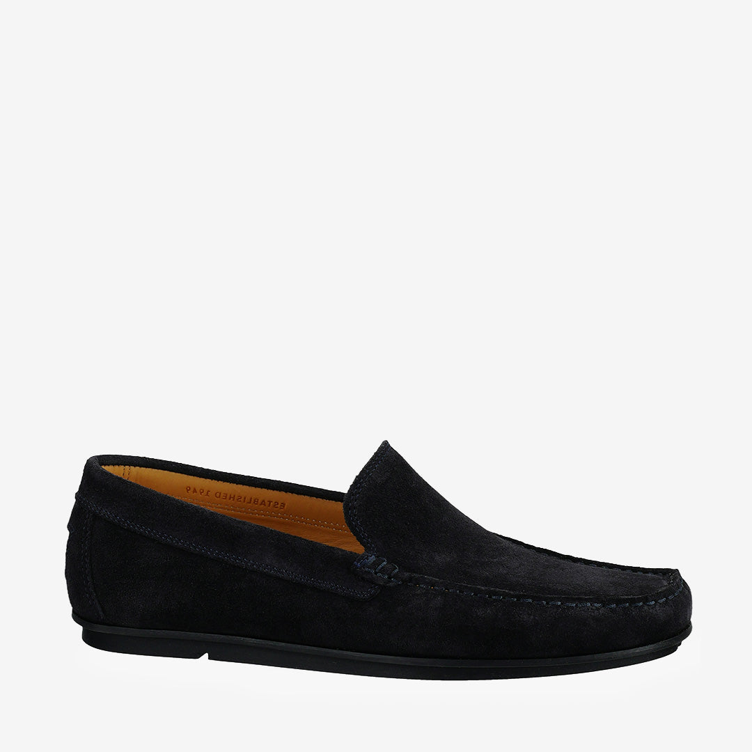 Herrloafers i läder från Gant, modell Wilmon G69 Marine