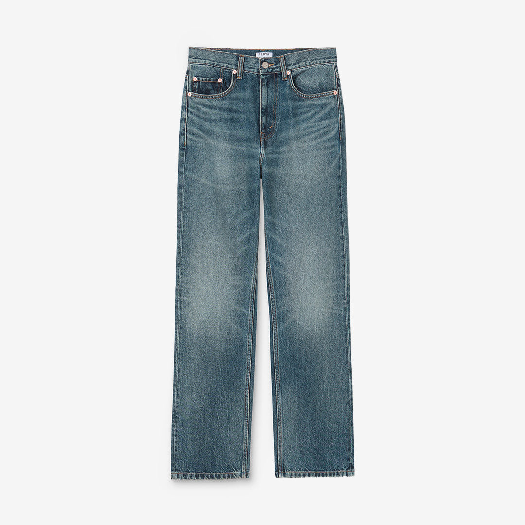 Filippa K Straight Leg Jeans dam – raka jeans i ekologisk bomull