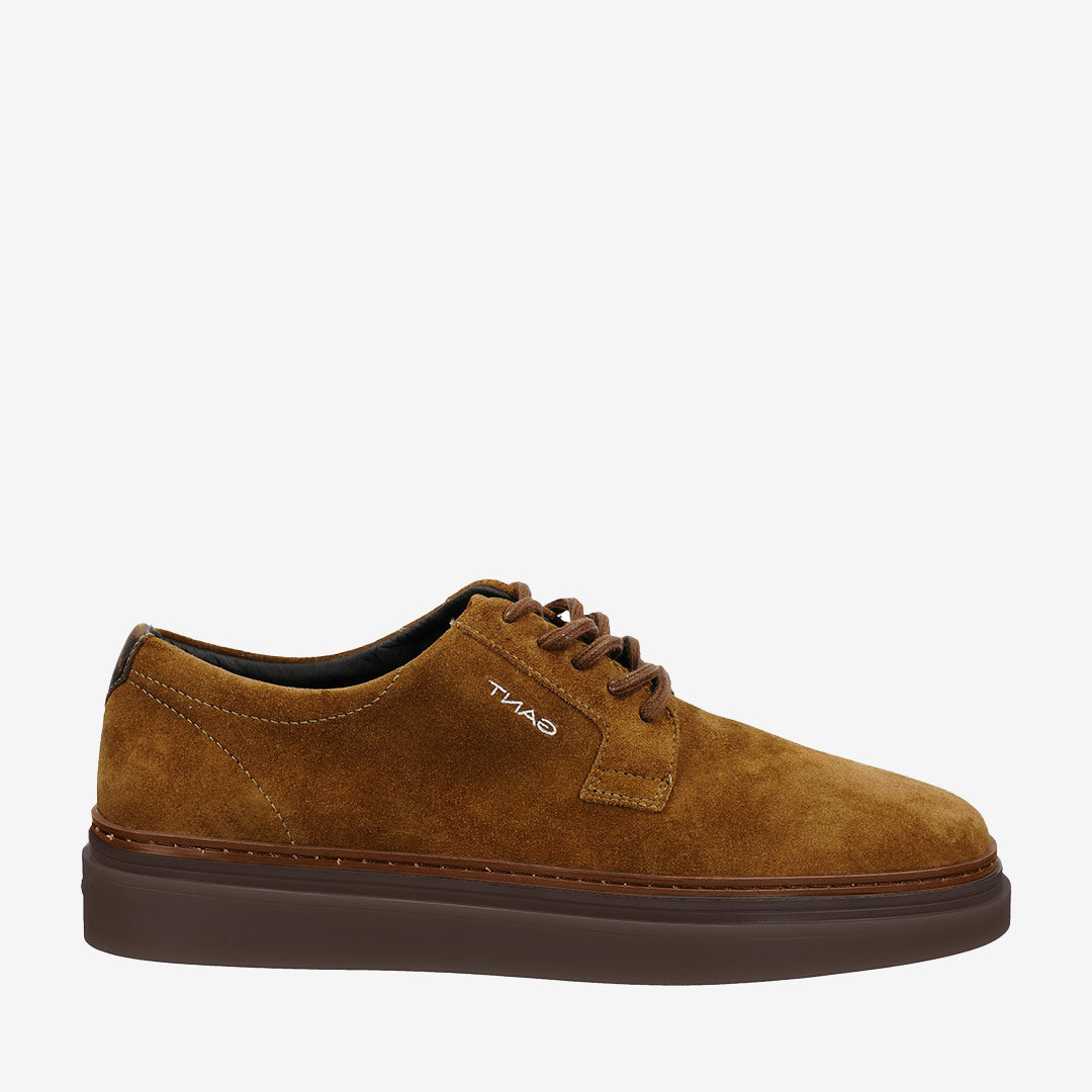 GANT Kinzoon Low Lace Shoe herr Warm Khaki Dark Brown i mocka 33633382