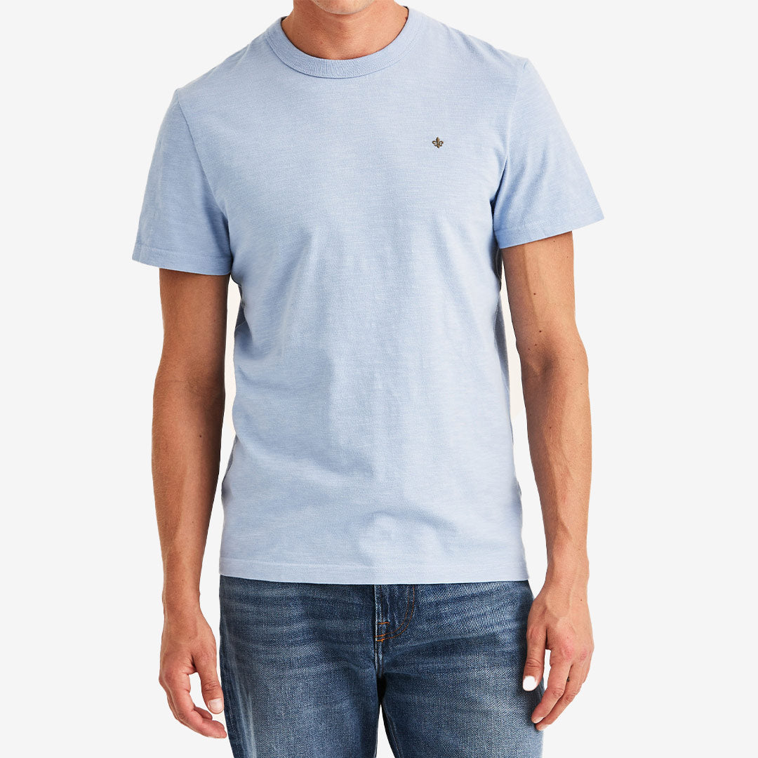 Morris Neville Tee t-shirt herr  Blue i 100% bomull