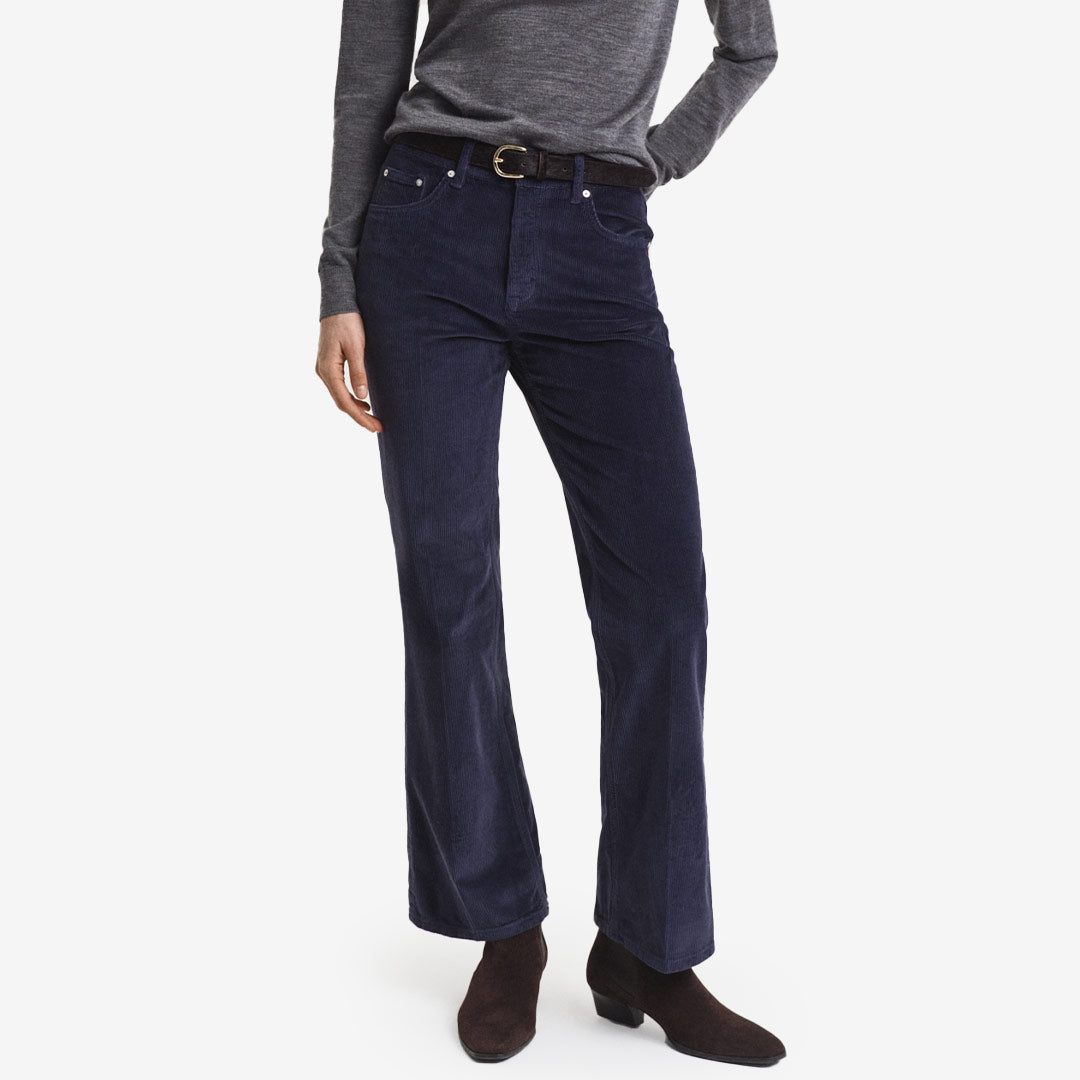 CORDUROY FLARE JEANS