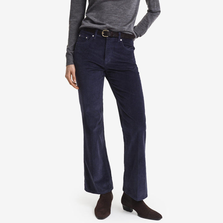 CORDUROY FLARE JEANS