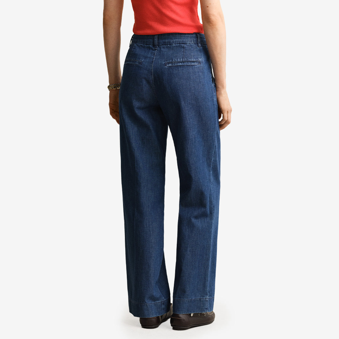 RELAXED COTTON LINEN JEANS