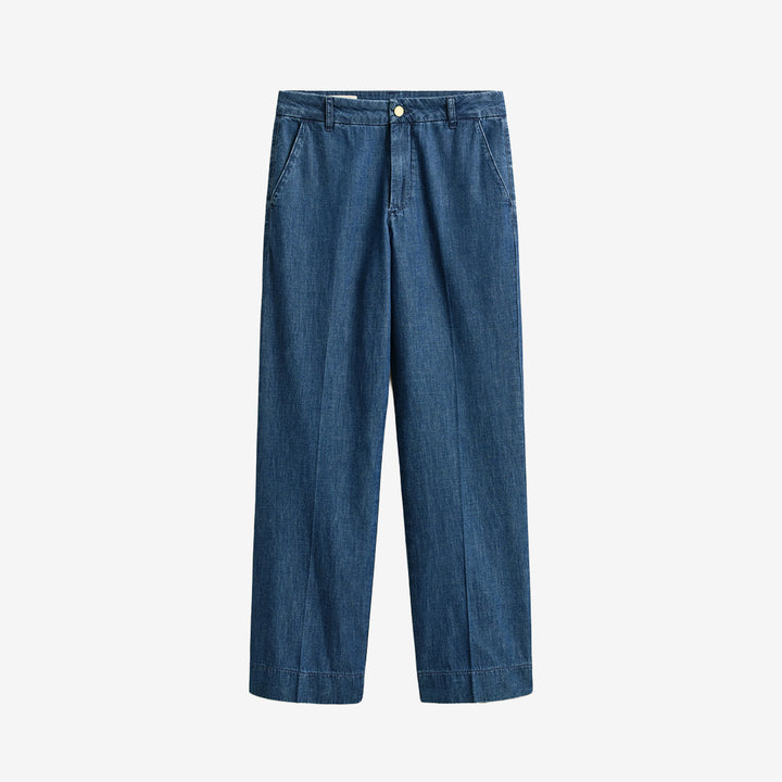 RELAXED COTTON LINEN JEANS