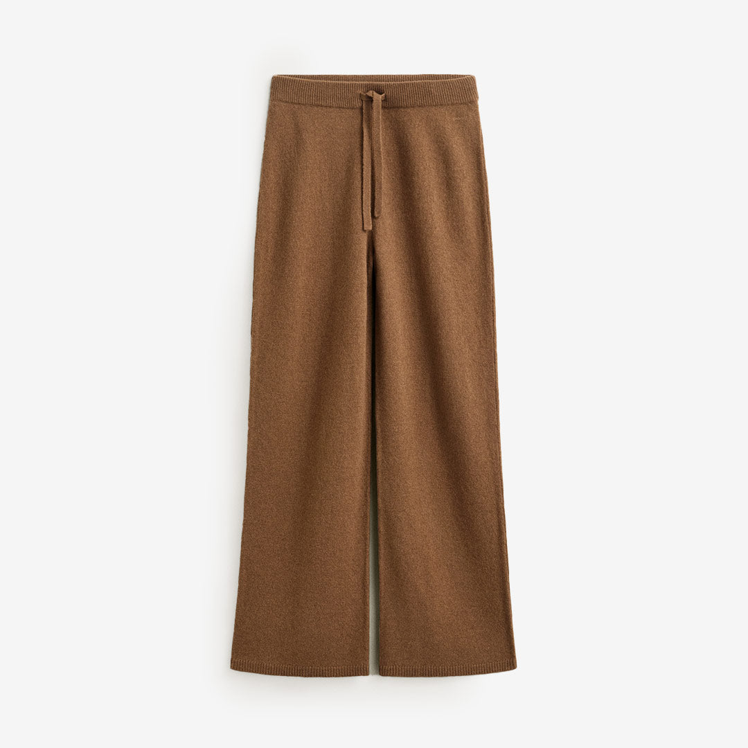 WOOL CASHMERE KNIT PANTS